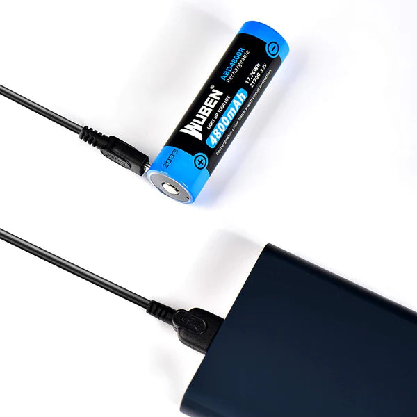 WUBEN ABD4800R 4800mAh 21700 Rechargeable Li-ion Battery (Protected)