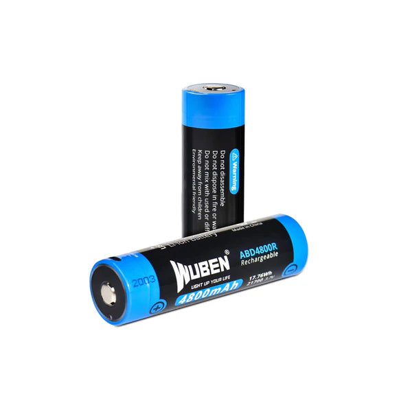 WUBEN ABD4800R 4800mAh 21700 Rechargeable Li-ion Battery (Protected)