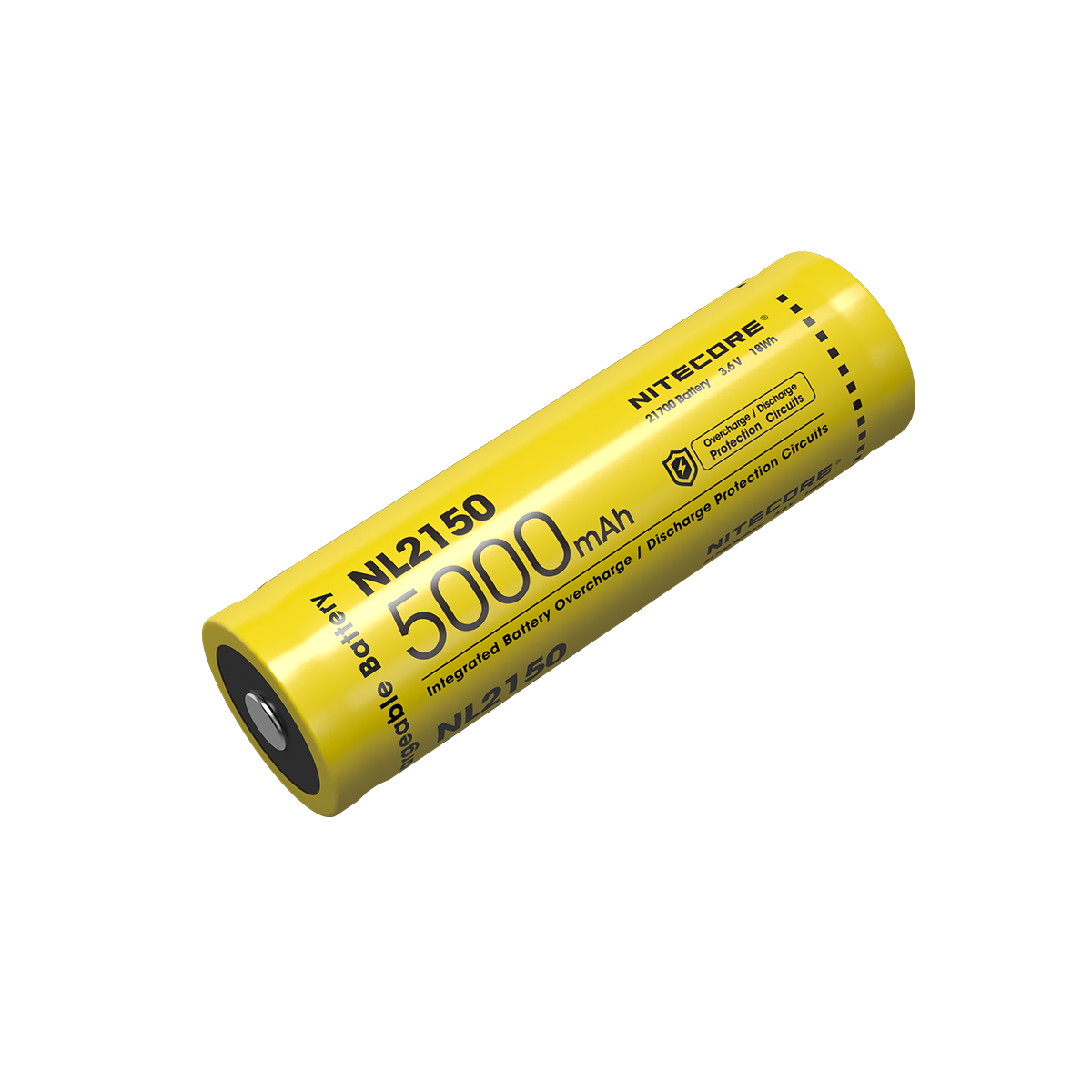 Nitecore NL2150 5000mAh 21700 Rechargeable Li-ion Battery (Protected)