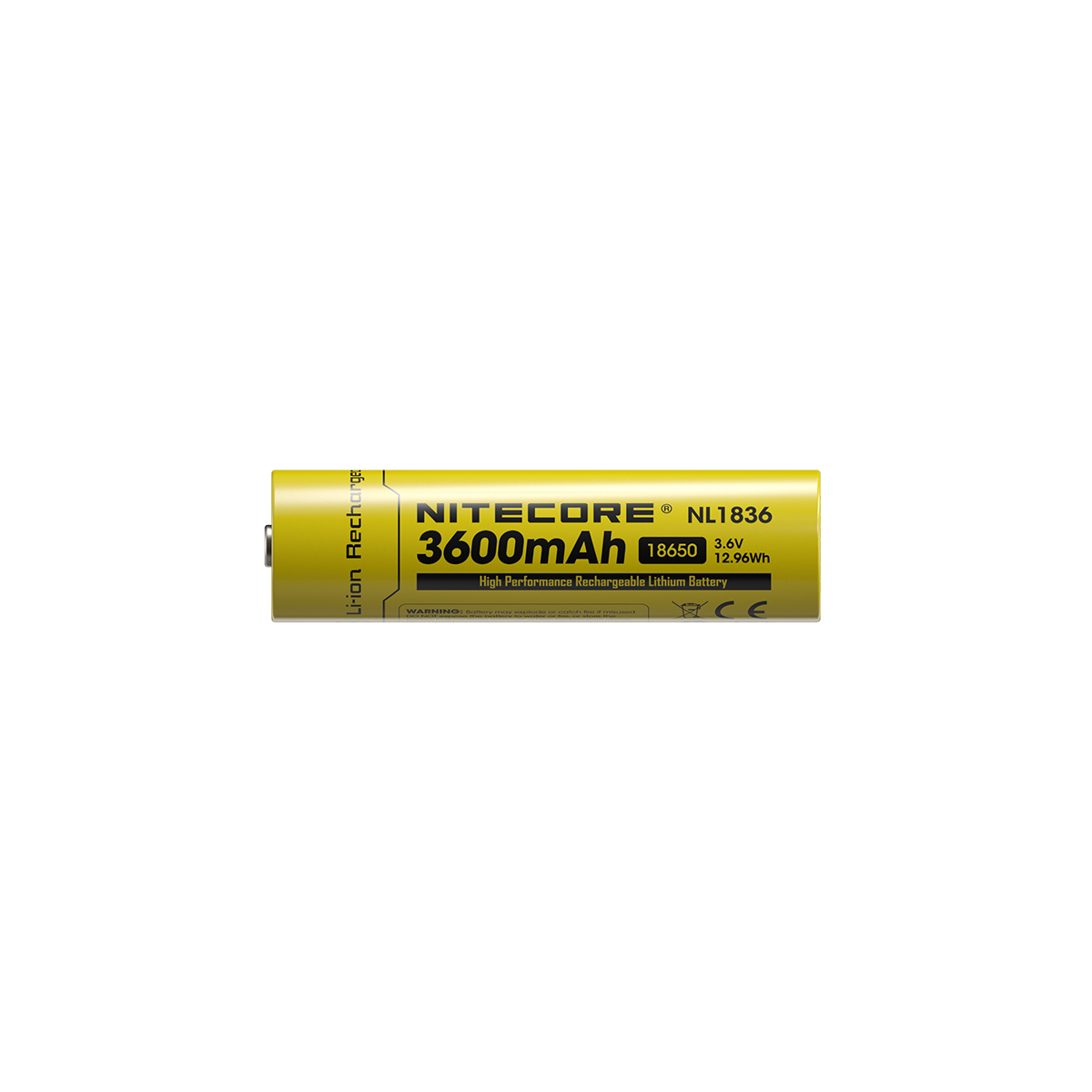 Nitecore NL1836 3600mAh 18650 Rechargeable Li-ion Battery (Protected)