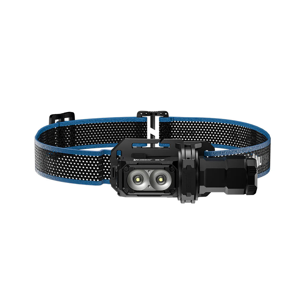 WUBEN E7 2-in-1 Head Torch and EDC Torch - Head Torch Extended Battery Kit (Includes Extender, 18650 Battery & Headband)