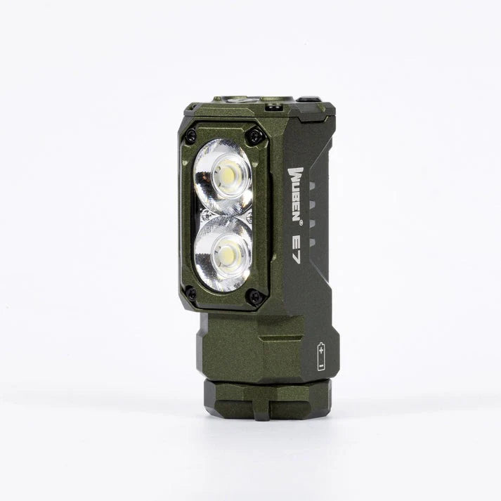 Wuben E7 2-in-1 Head Torch and EDC Torch - Head Torch Kit (Includes Headband)
