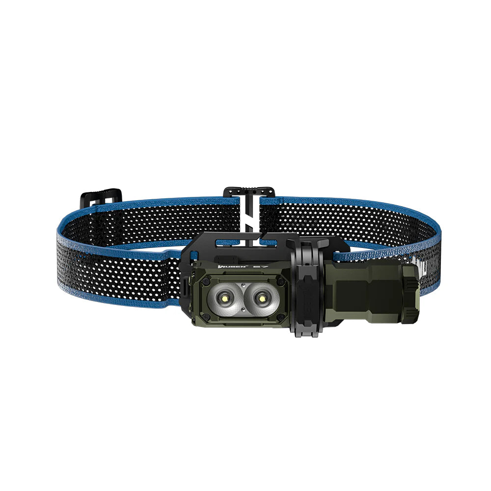 WUBEN E7 2-in-1 Head Torch and EDC Torch - Head Torch Extended Battery Kit (Includes Extender, 18650 Battery & Headband)