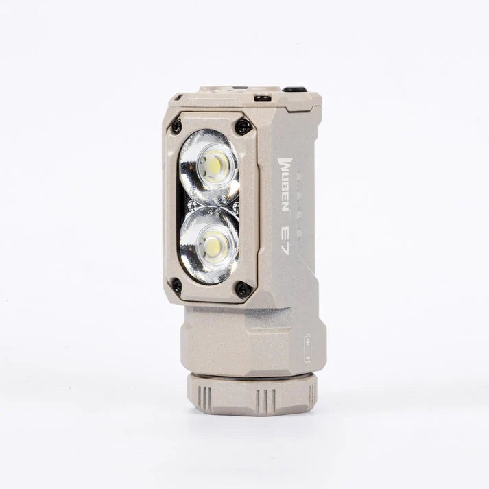 Wuben E7 2-in-1 Head Torch and EDC Torch - Head Torch Kit (Includes Headband)