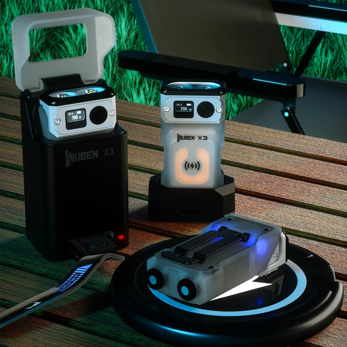 Wuben X3 Owl EDC Torch - With Aluminium Charging Box