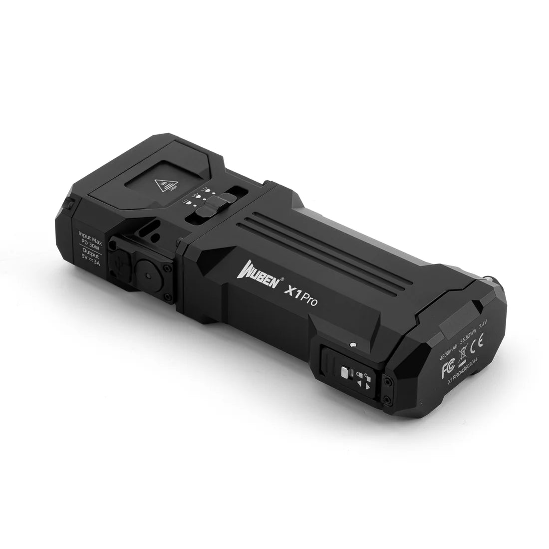 Wuben X1 Pro 12300 Lumens Rechargeable Power Bank EDC Torch - Refraction Lighting