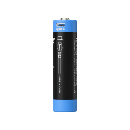WUBEN ABE3400R 3400mAh 18650 Direct USB-C Rechargeable Li-ion Battery (Protected)