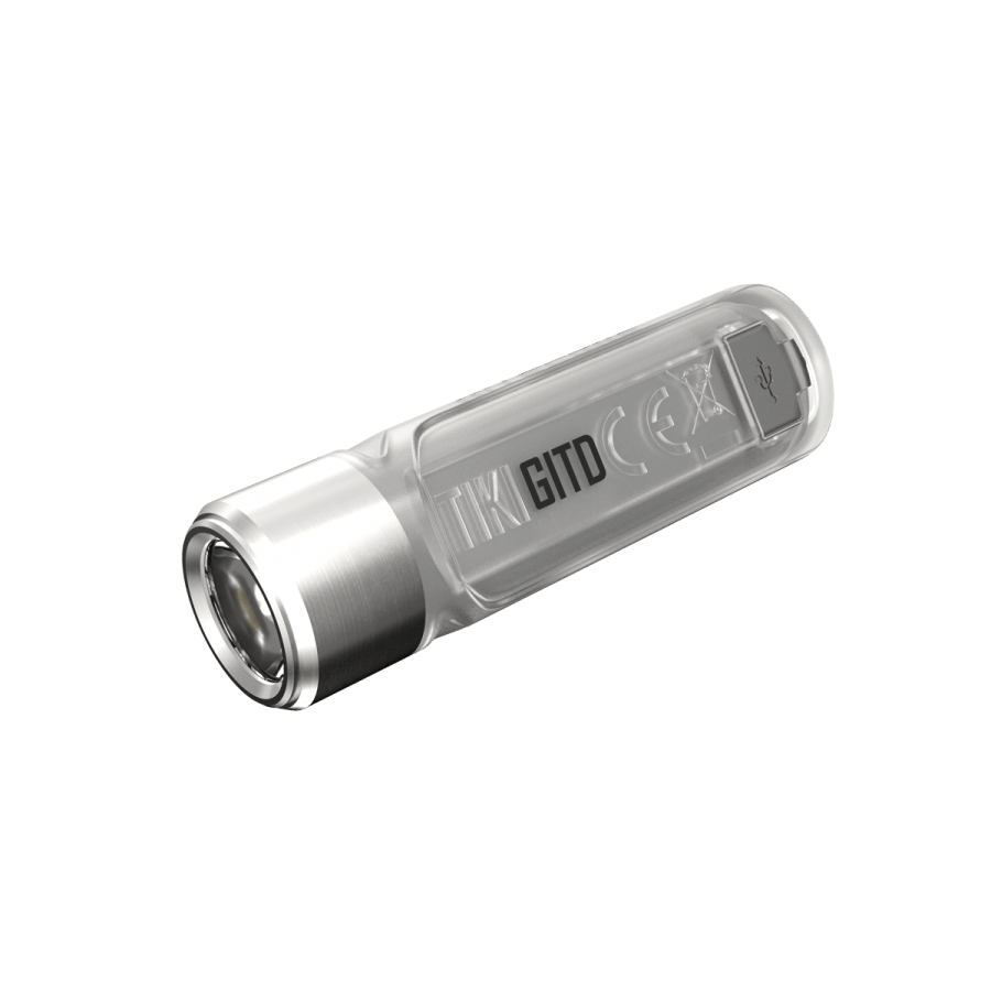 Nitecore TIKI GITD 300 Lumen Luminous Body Keychain Light - Refraction Lighting