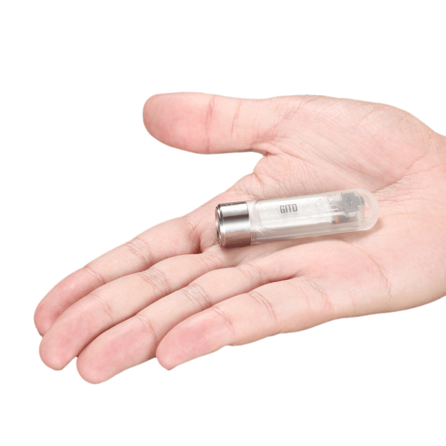 Nitecore TIKI GITD 300 Lumen Luminous Body Keychain Light - Refraction Lighting