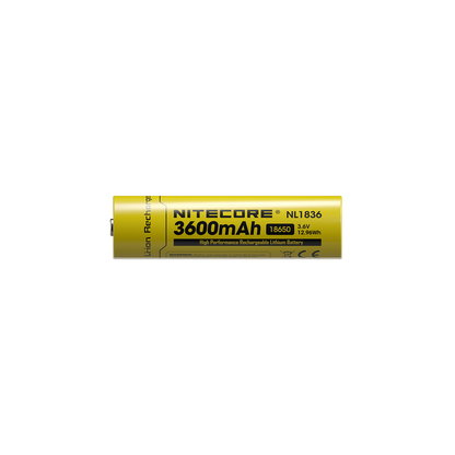 Nitecore NL1836 3600mAh 18650 Rechargeable Li-ion Battery (Protected)