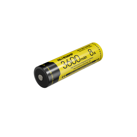 Nitecore NL1836HP 3600mAh 18650 High Performance Rechargeable Li-ion Battery (Protected)