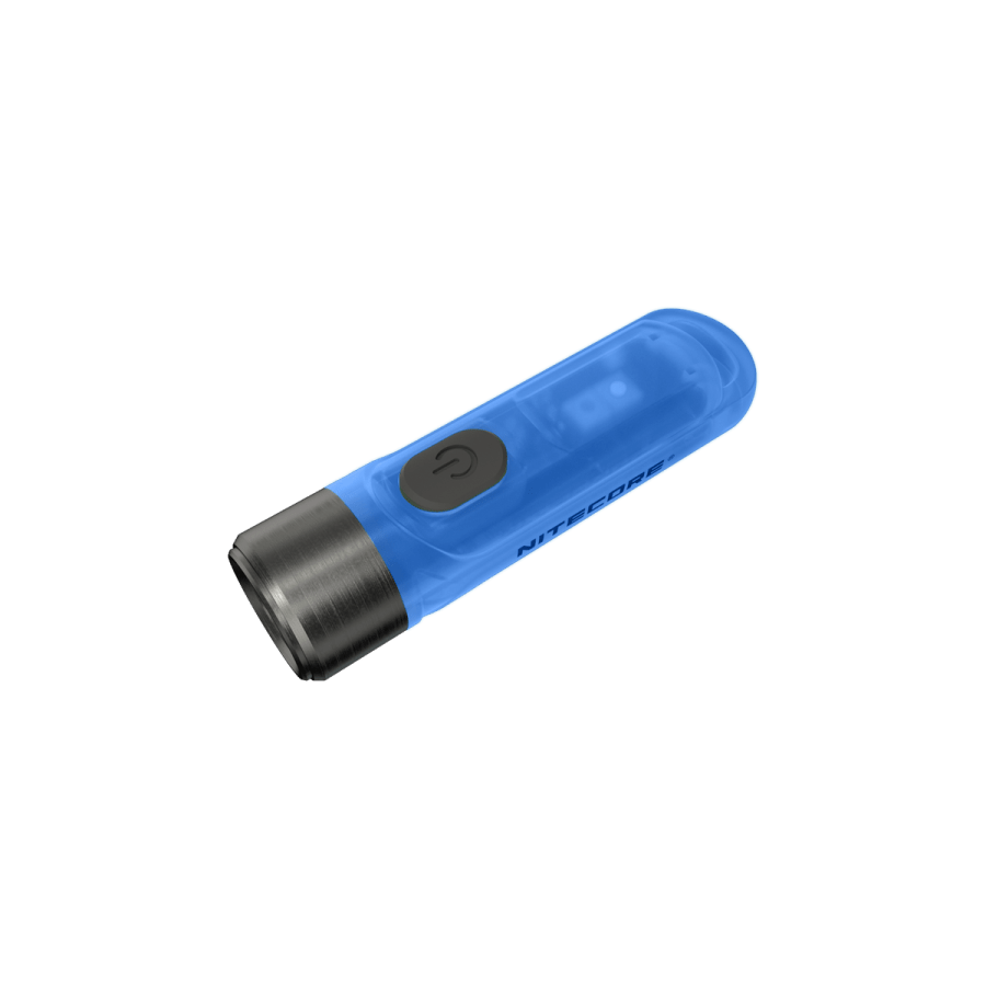 Nitecore TIKI GITD Blue 300 Lumen Luminous Body Keychain Light - Refraction Lighting