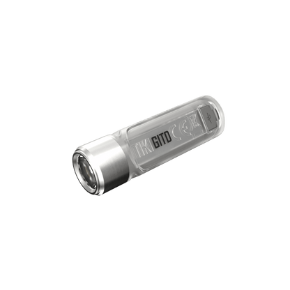 Nitecore TIKI GITD Blue 300 Lumen Luminous Body Keychain Light - Refraction Lighting