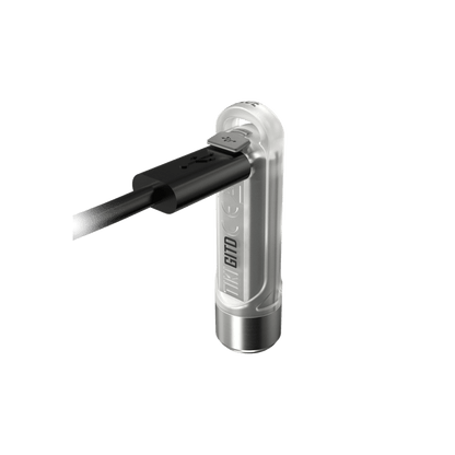 Nitecore TIKI GITD Blue 300 Lumen Luminous Body Keychain Light - Refraction Lighting