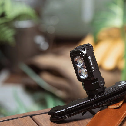 Wuben E7 2-in-1 Head Torch and EDC Torch - Head Torch Kit (Includes Headband)