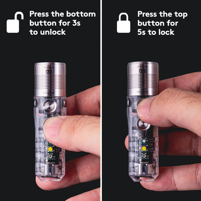 RovyVon Aurora A28 2nd Generation USB - C Versatile EDC Torch with Sidelights - Refraction Lighting