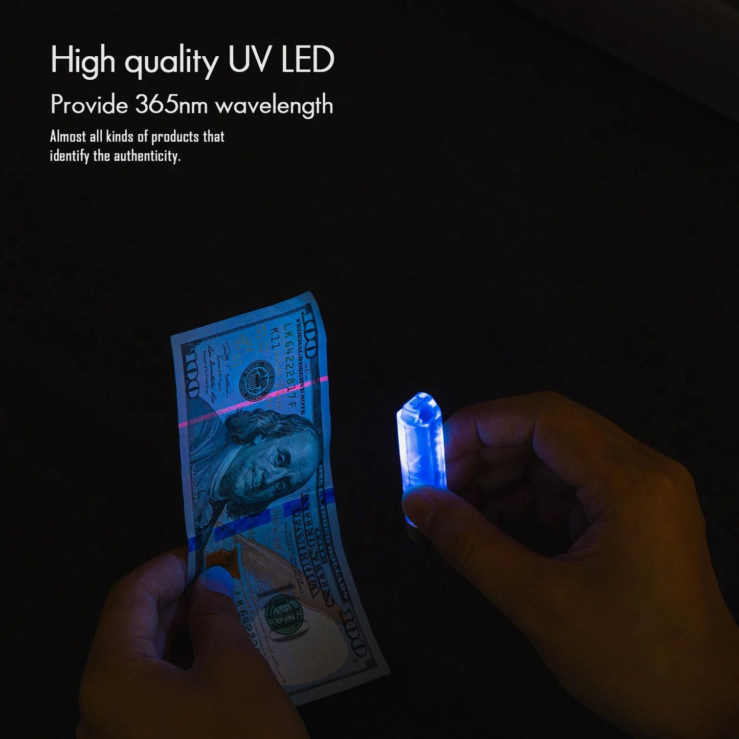 RovyVon Aurora A8 4th Generation USB - C Keyring Light with Sidelights - Refraction Lighting