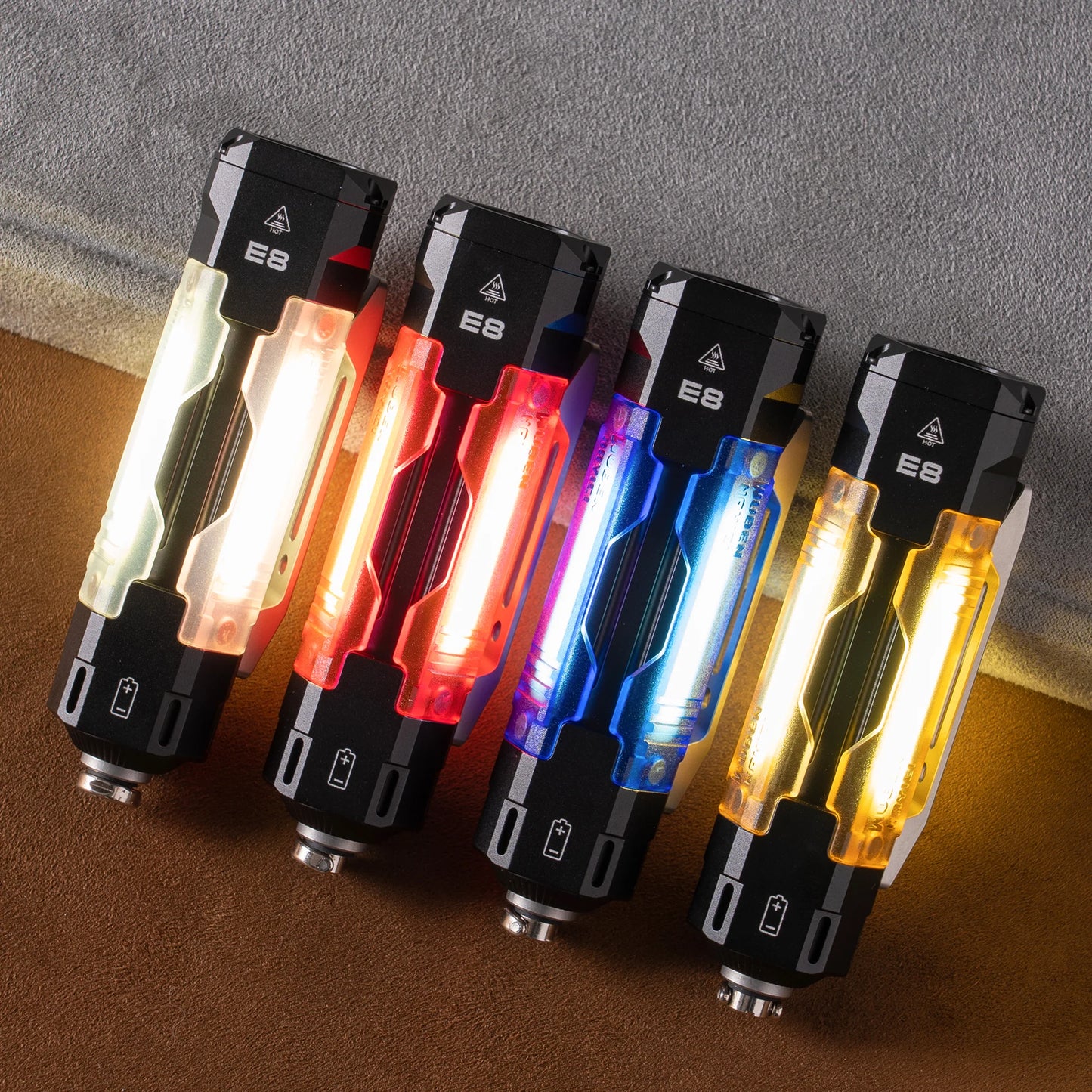 WUBEN E8 Compact Modular EDC Torch - Refraction Lighting