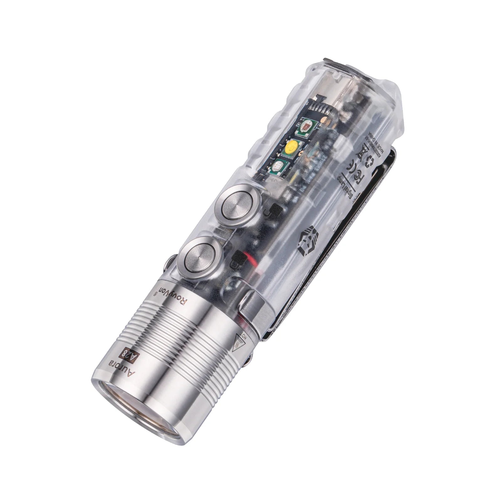 RovyVon Aurora A28 2nd Generation USB - C Versatile EDC Torch with Sidelights - Refraction Lighting