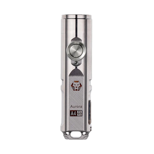 RovyVon Aurora A4 Pro Titanium USB - C Keyring Light - Refraction Lighting