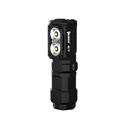 WUBEN E7 2-in-1 Head Torch and EDC Torch - Head Torch Extended Battery Kit (Includes Extender, 18650 Battery & Headband)