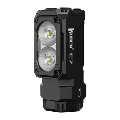 Wuben E7 2-in-1 Head Torch and EDC Torch - Head Torch Kit (Includes Headband)