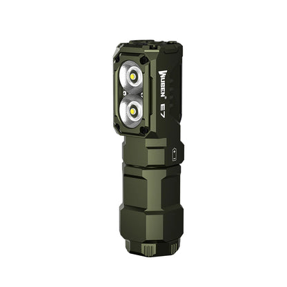 WUBEN E7 2-in-1 Head Torch and EDC Torch - Head Torch Extended Battery Kit (Includes Extender, 18650 Battery & Headband)