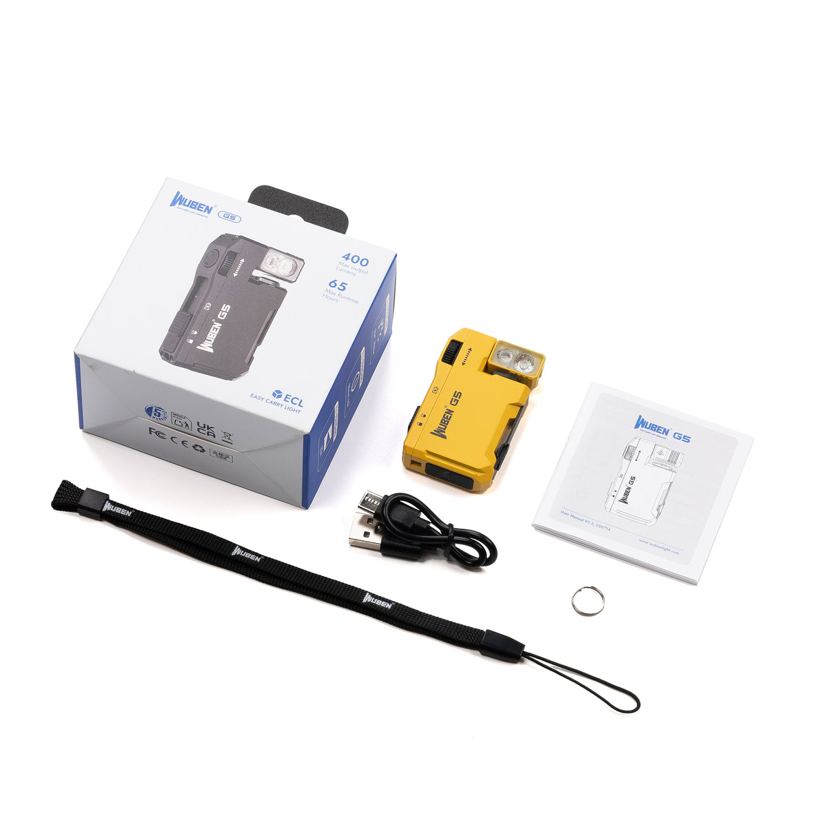 WUBEN G5 EDC Torch - Refraction Lighting