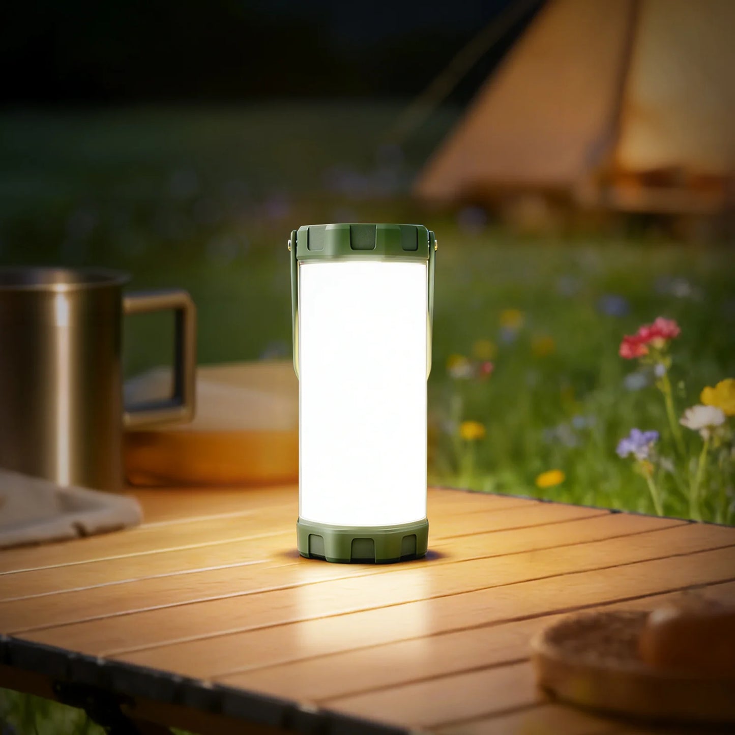 Glocusent Survival Camping Lantern - Refraction Lighting