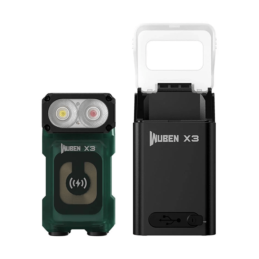 WUBEN X3 Owl EDC Torch - With Aluminium Charging Box - Refraction Lighting