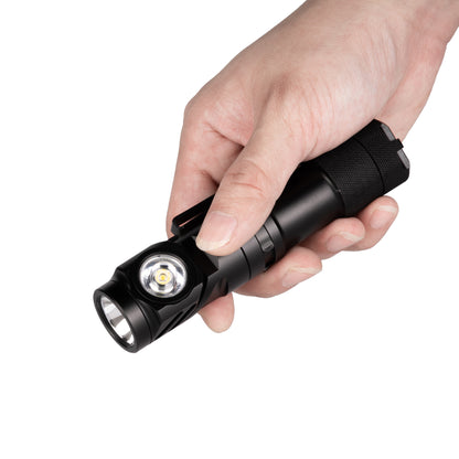 WUBEN L1 Rotating Head Dual - Beam Magnetic Base Torch - Refraction Lighting