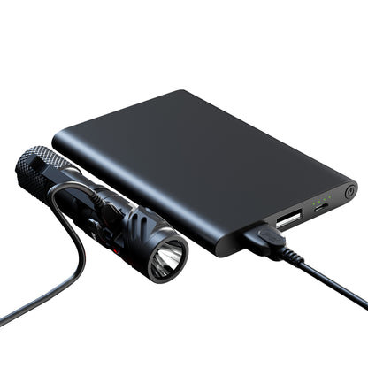 WUBEN L1 Rotating Head Dual - Beam Magnetic Base Torch - Refraction Lighting