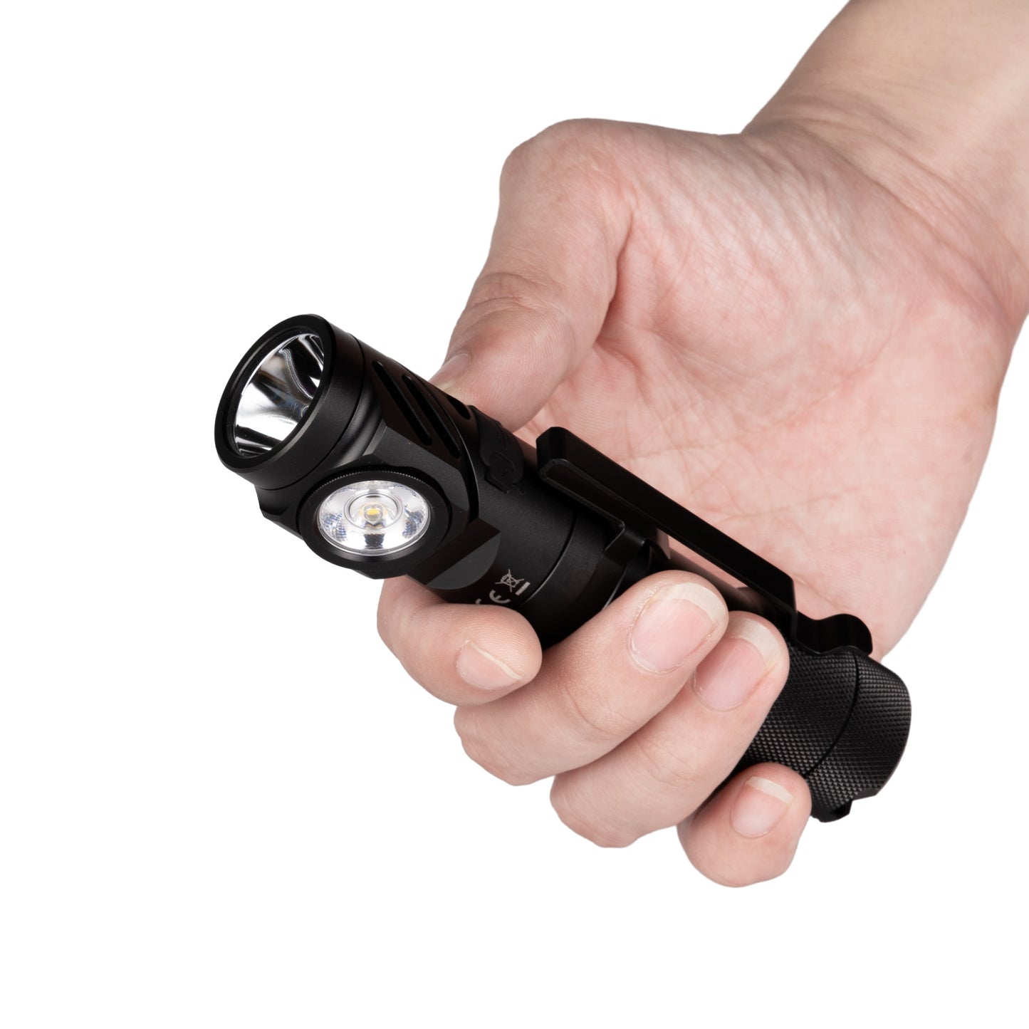 WUBEN L1 Rotating Head Dual - Beam Magnetic Base Torch - Refraction Lighting