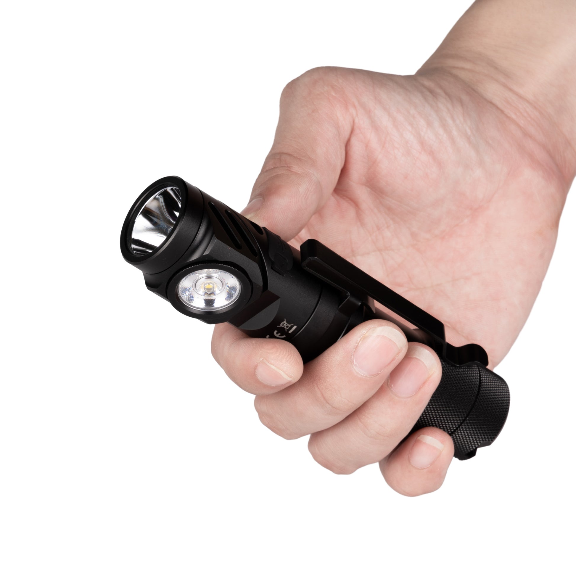 WUBEN L1 Rotating Head Dual - Beam Magnetic Base Torch - Refraction Lighting