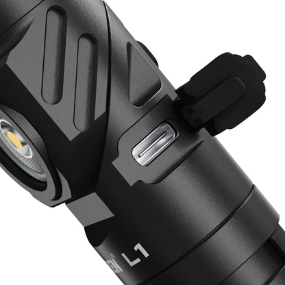 WUBEN L1 Rotating Head Dual - Beam Magnetic Base Torch - Refraction Lighting