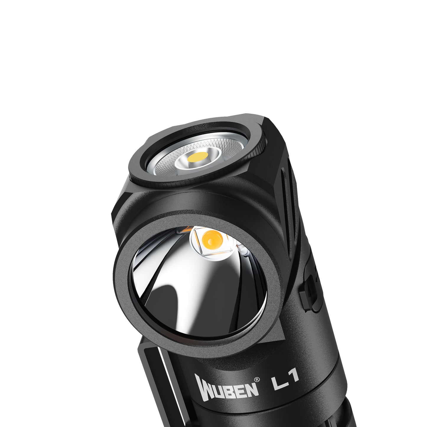 WUBEN L1 Rotating Head Dual - Beam Magnetic Base Torch - Refraction Lighting