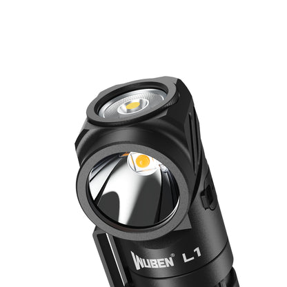 WUBEN L1 Rotating Head Dual - Beam Magnetic Base Torch - Refraction Lighting