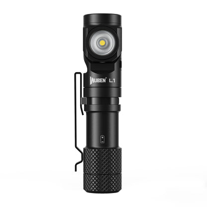 WUBEN L1 Rotating Head Dual - Beam Magnetic Base Torch - Refraction Lighting