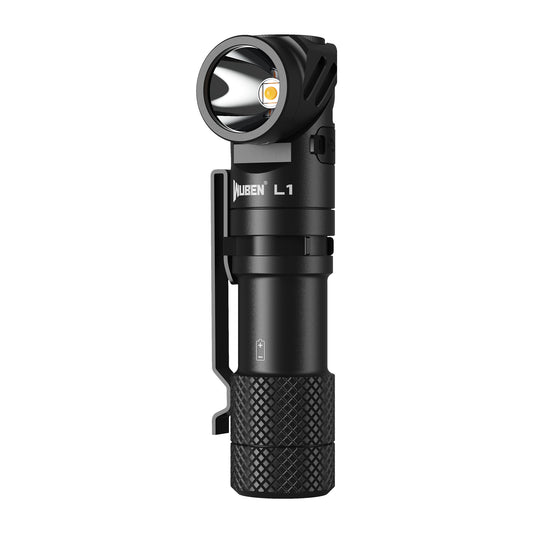 WUBEN L1 Rotating Head Dual - Beam Magnetic Base Torch - Refraction Lighting