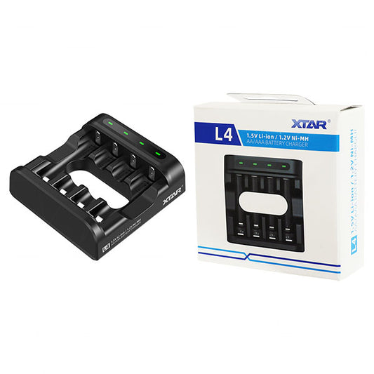 XTAR L4 AA/AAA USB-C Four-Slot Charger