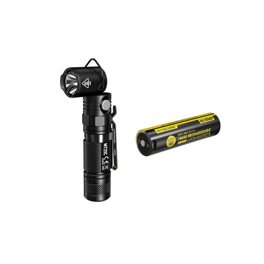 Nitecore MT21C Multifunctional 90° Adjustable Torch - USB-C Rechargeable Battery (Includes 18650 Rechargeable Battery)