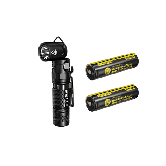 Nitecore MT21C Multifunctional 90° Adjustable Torch - USB-C Rechargeable Battery (Includes 18650 Rechargeable Battery)