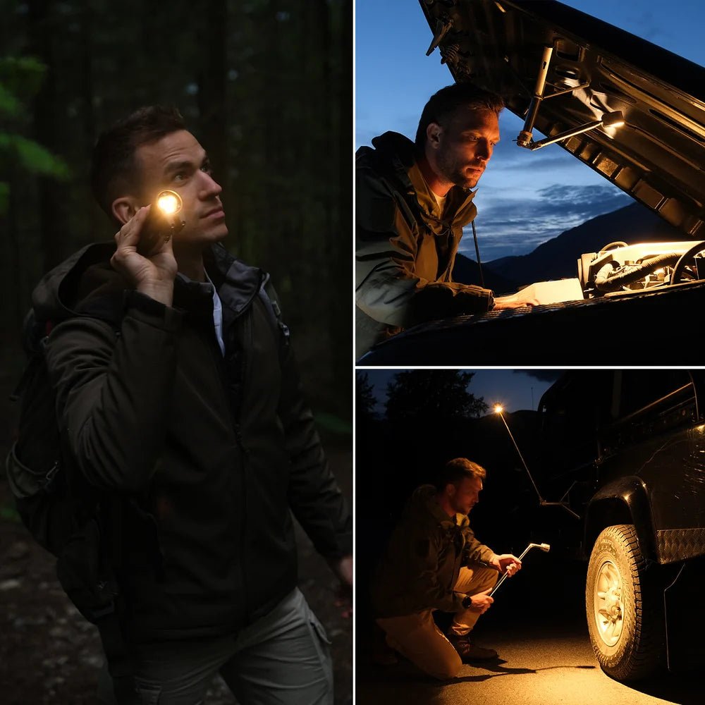 ouTask TD2 Telescopic Lantern - Complete Kit (Includes Protective Case & Wall Mount) - Refraction Lighting