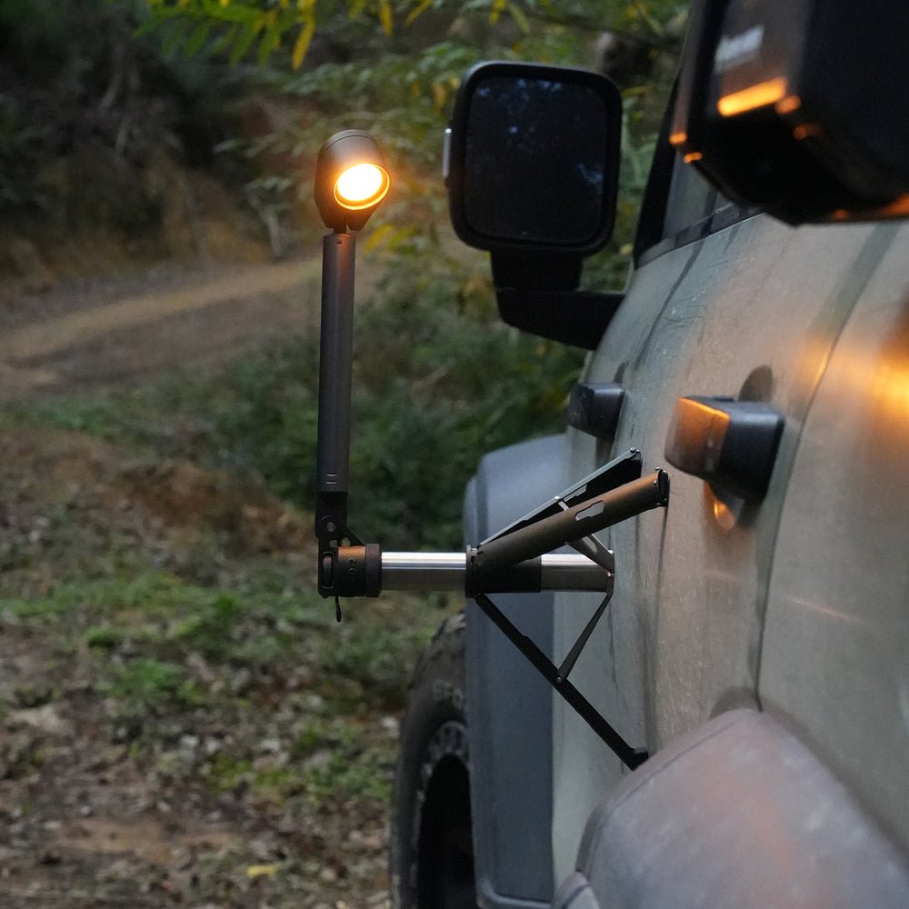 ouTask TD2 Telescopic Lantern - Complete Kit (Includes Protective Case & Wall Mount) - Refraction Lighting