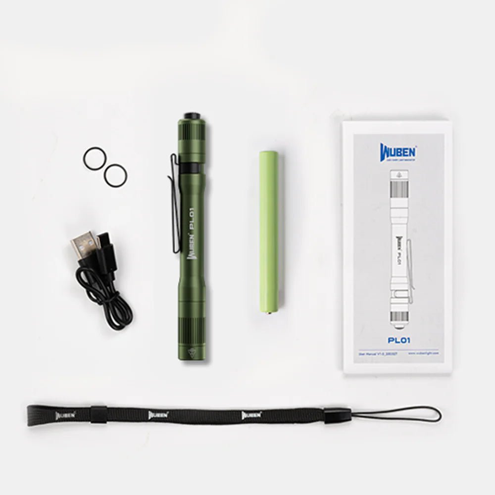 WUBEN PL01 Lightweight High - Lumen Penlight - Refraction Lighting