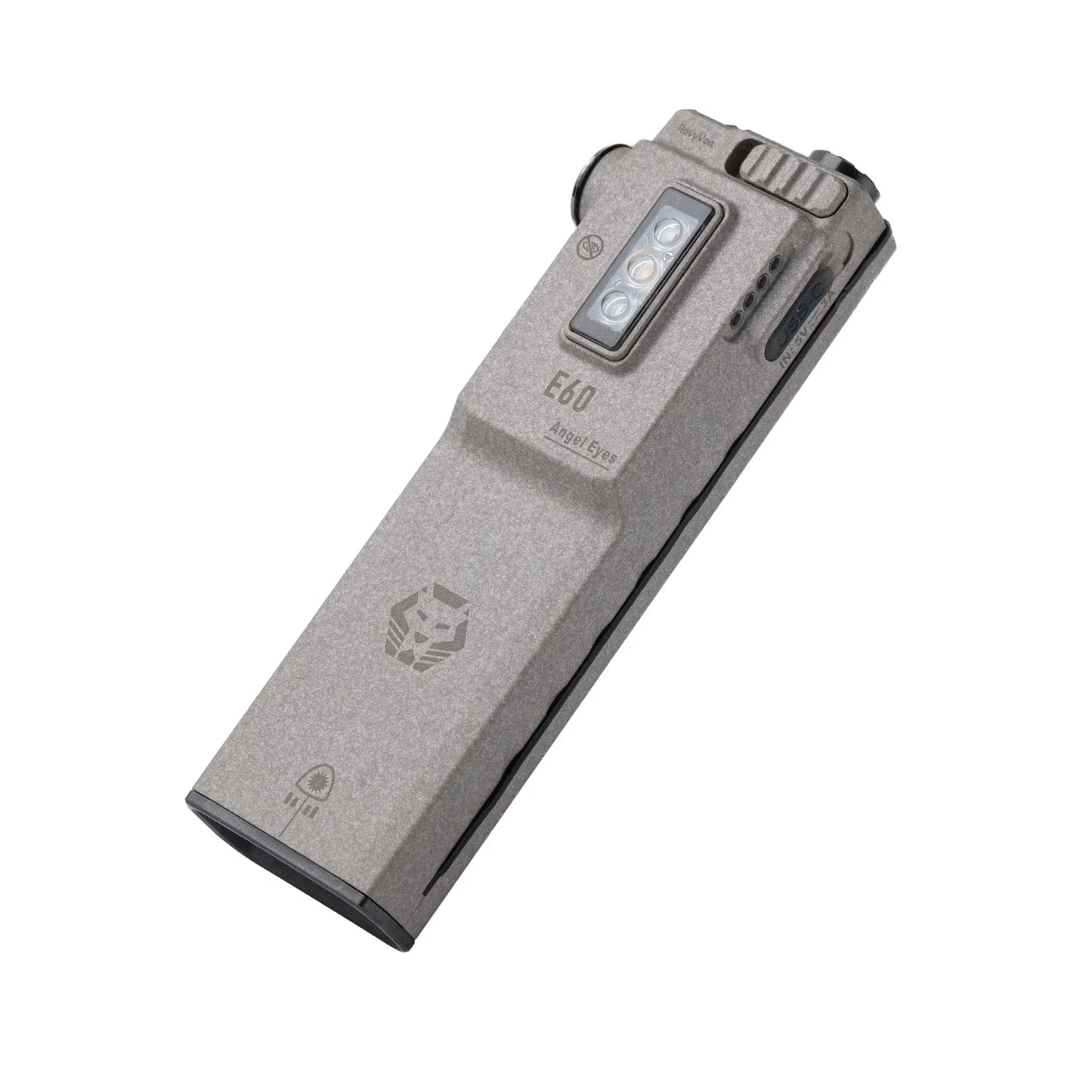 RovyVon E60 Flat Palm - sized EDC Torch - Refraction Lighting