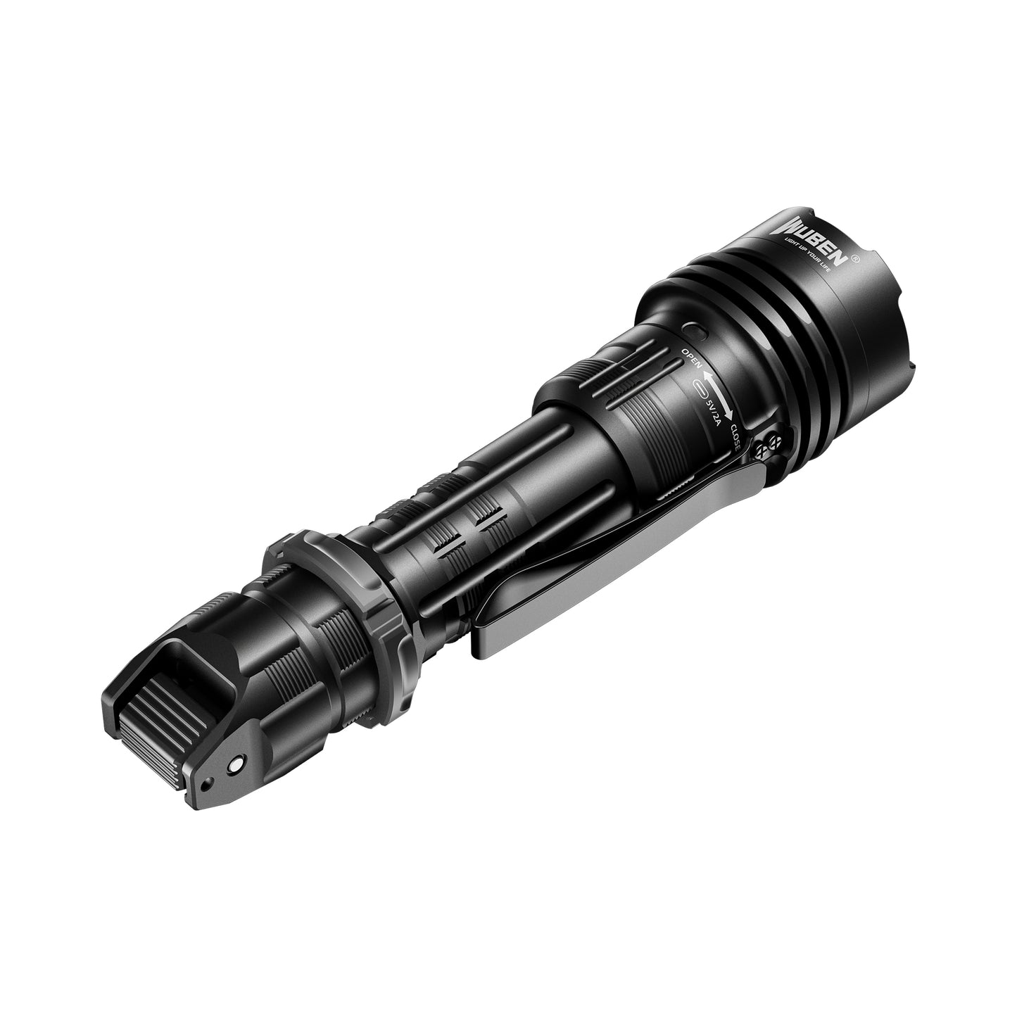 WUBEN T1 2000lm Tactical Torch - Refraction Lighting