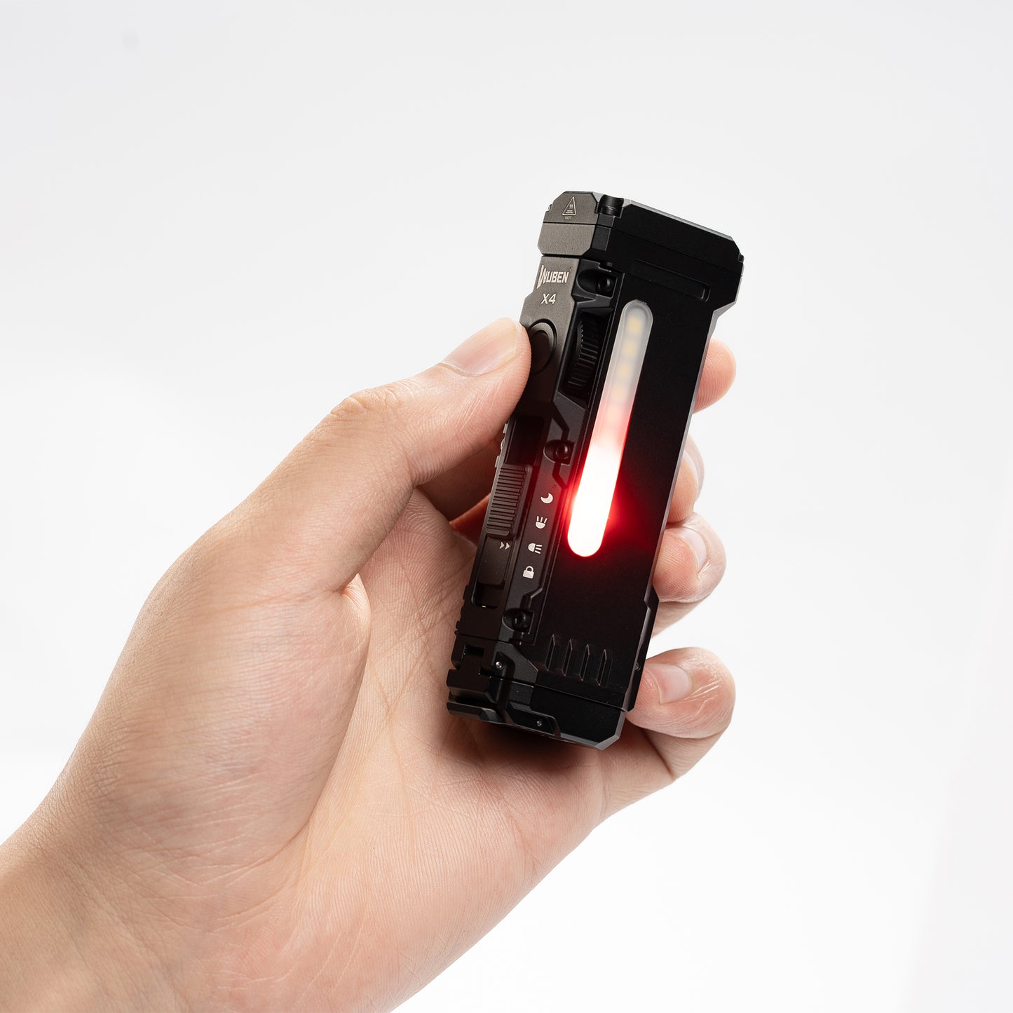 WUBEN X4 Flat EDC 18650 Rechargeable Dual-Beam Torch