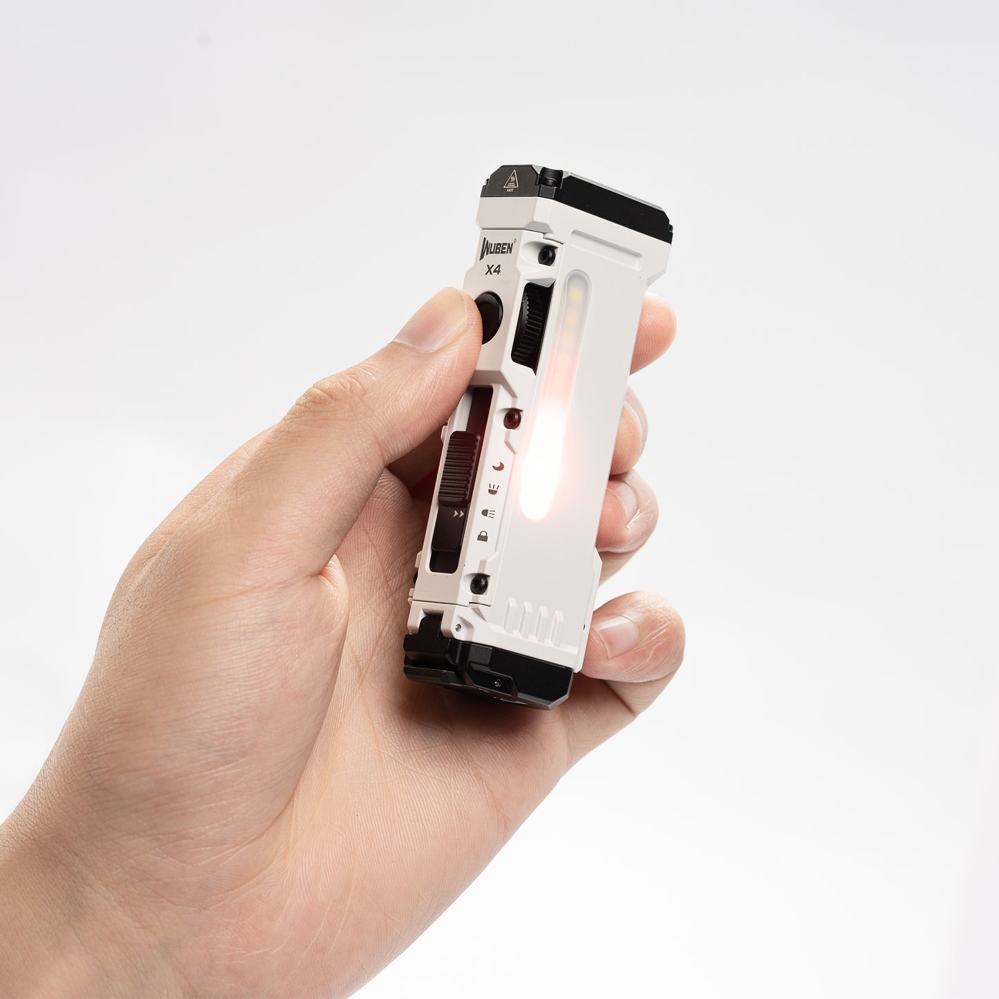 WUBEN X4 Flat EDC 18650 Rechargeable Dual-Beam Torch