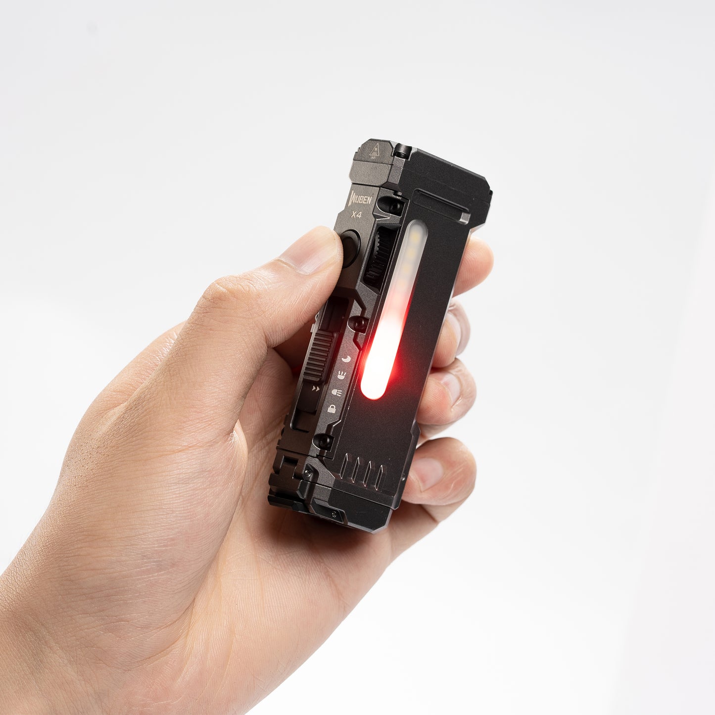 WUBEN X4 Flat EDC 18650 Rechargeable Dual-Beam Torch